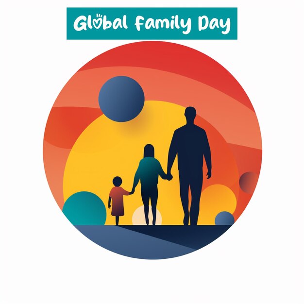 PSD día mundial de la familia día internacional de las familias