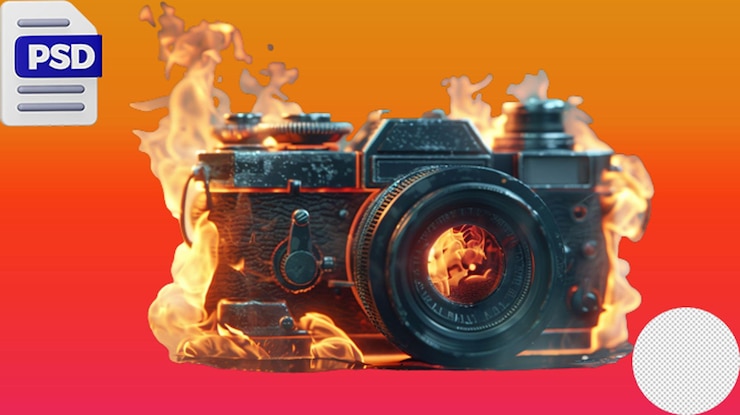 PSD el día mundial de la fotografía