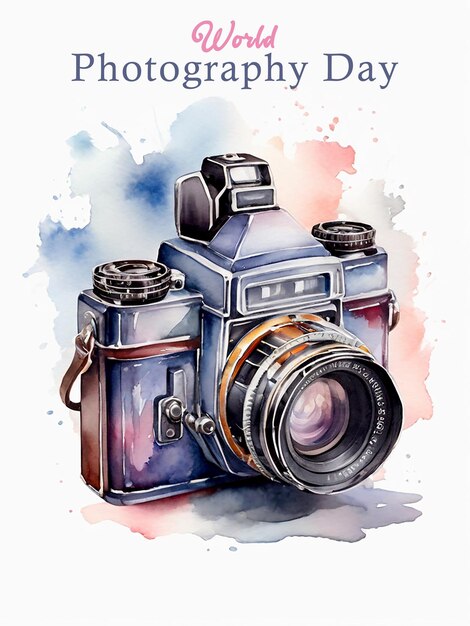 PSD el día mundial de la fotografía