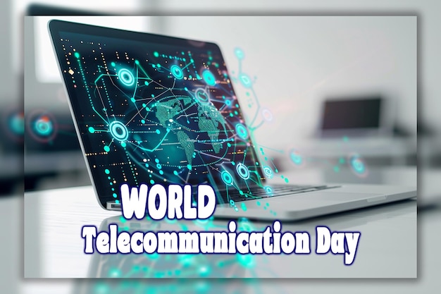 Día mundial de las telecomunicaciones ciudad inteligente y red de comunicaciones