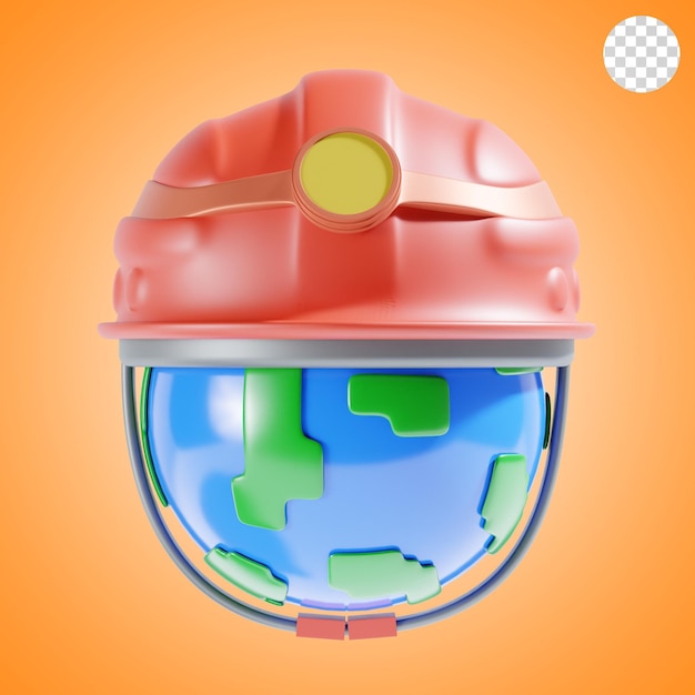 Día Mundial del Trabajo Icon 3D y Ilustración