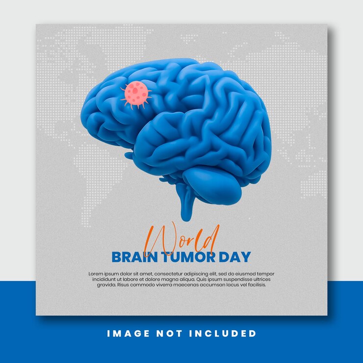 PSD el día mundial del tumor cerebral es una plantilla de psd editable