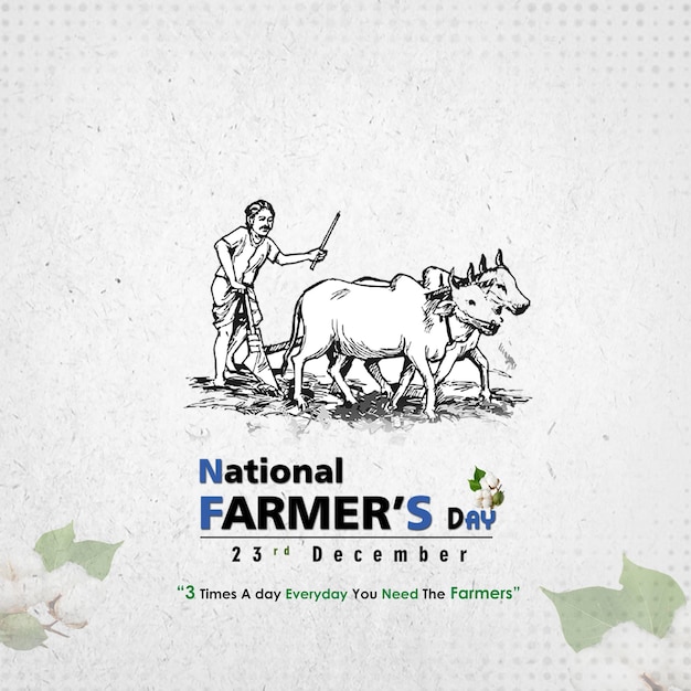 El Día Nacional de los Agricultores Kisan Diwas