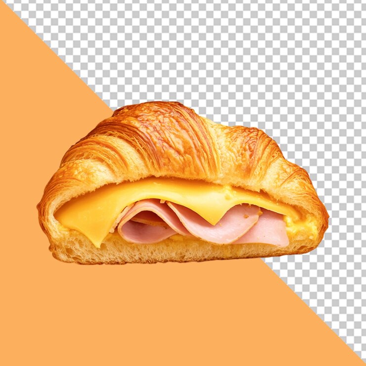 PSD día nacional del croissant disfrute del arte de las capas de mantequilla
