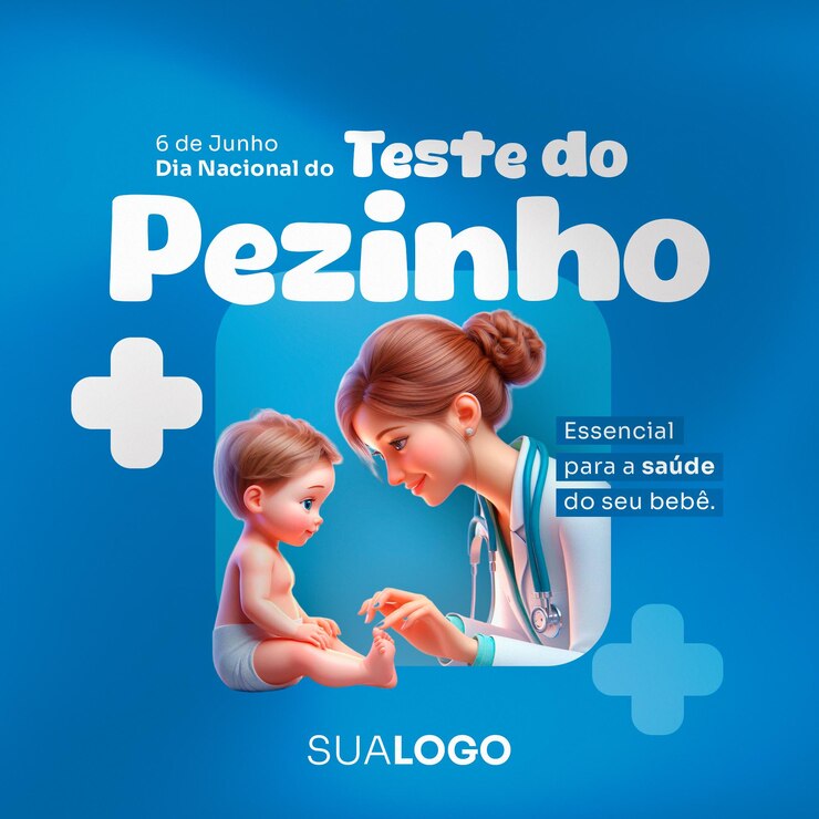 PSD dia nacional do teste de pés post mídia social psd editável