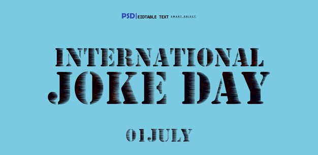 Día nacional de vacaciones y día internacional de la broma