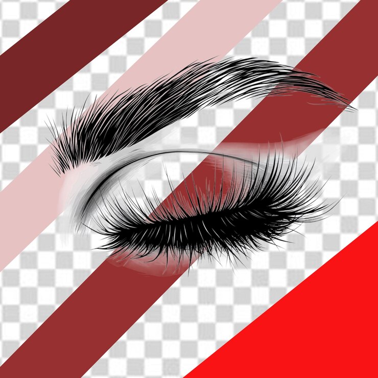 PSD día de las pestañas png
