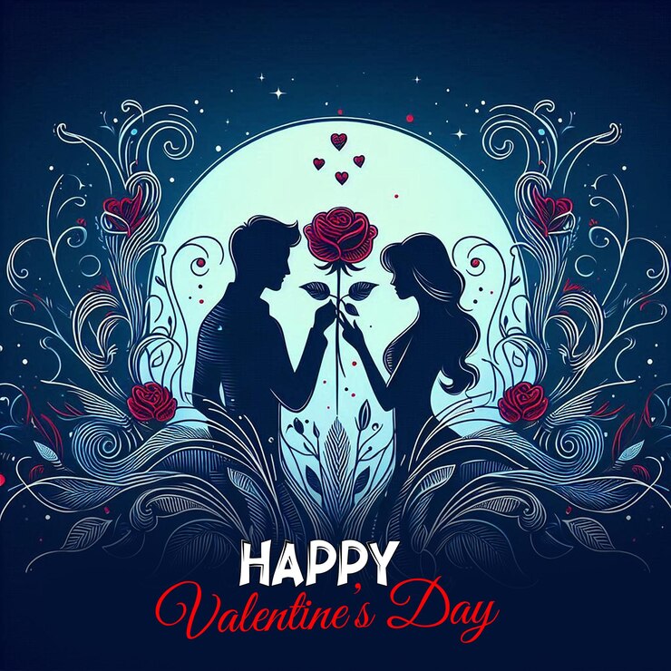 PSD día de san valentín diseño de las redes sociales