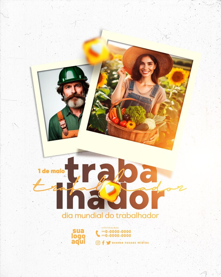 PSD día del trabajo dia do trabajador