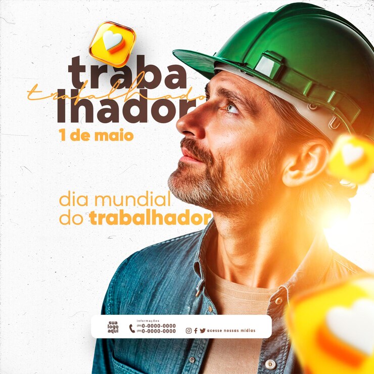 PSD día del trabajo dia do trabajador