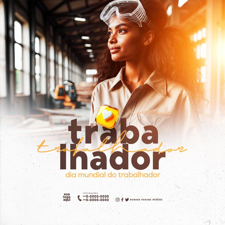 PSD día del trabajo dia do trabajador