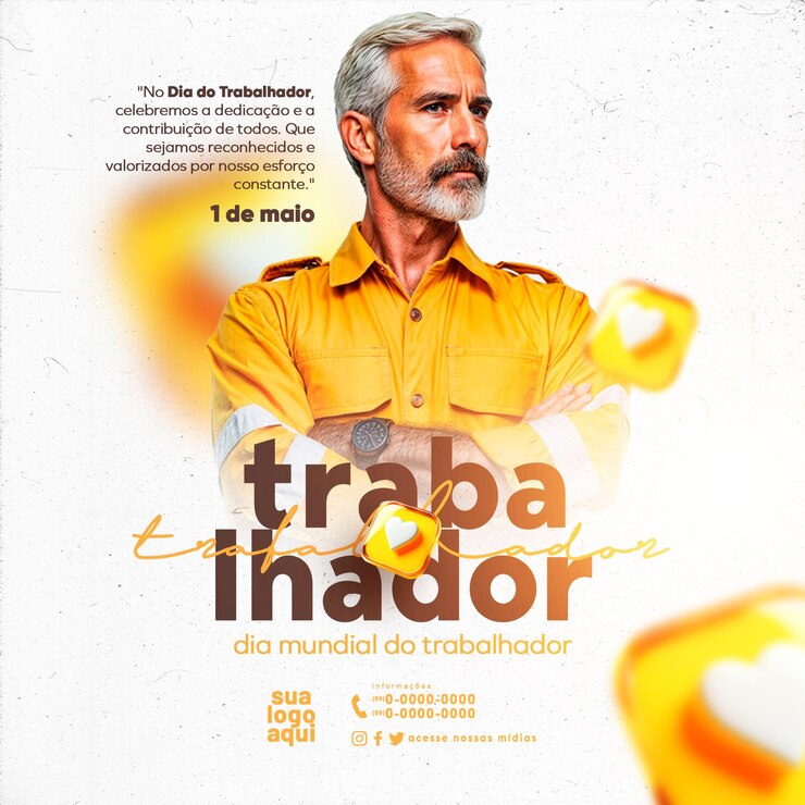 PSD día del trabajo dia do trabajador