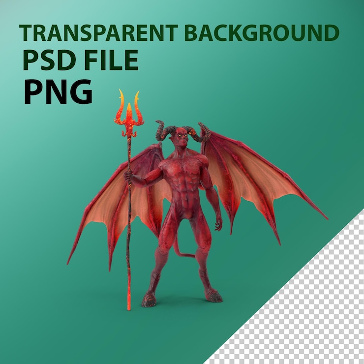 PSD diablo personaje png