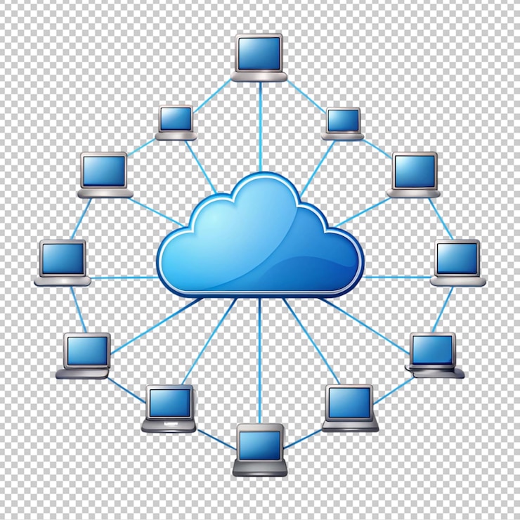 PSD diagrama de computación en la nube