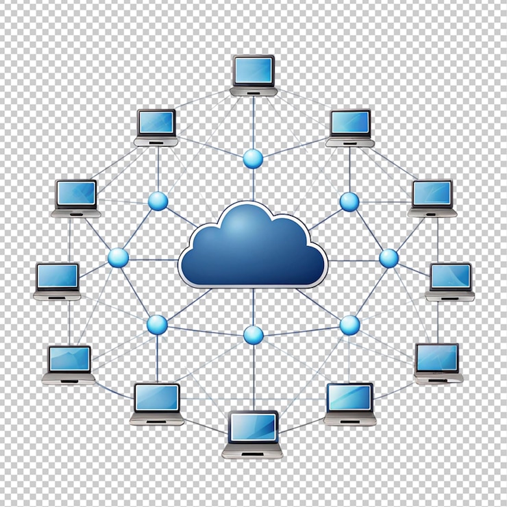 PSD diagrama de computación en la nube
