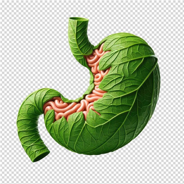 PSD un diagrama de una hoja frondosa con la palabra grasa