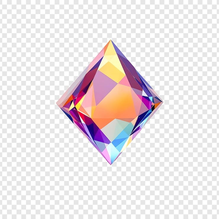 PSD le diamant de l'arc-en-ciel