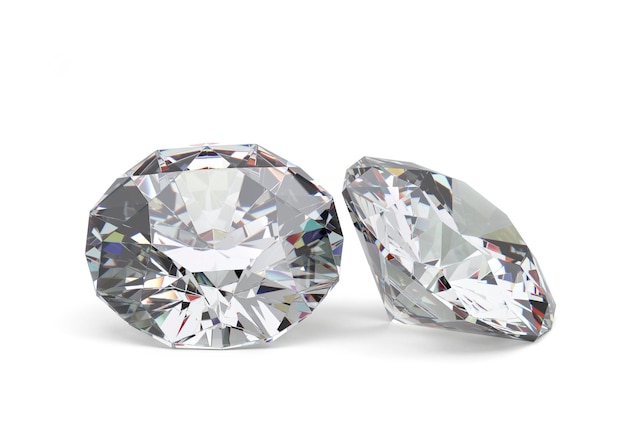 diamant avec un fond transparent de haute qualité