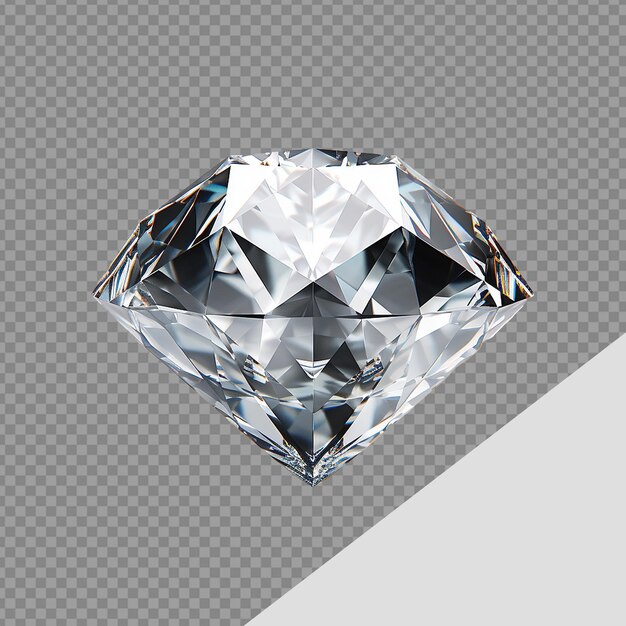 Diamante png aislado sobre fondo transparente