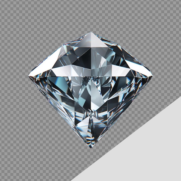 PSD diamante png aislado sobre fondo transparente