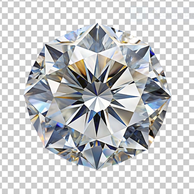 diamante su sfondo trasparente