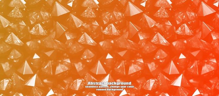 PSD diamantes brillantes de abstracción perfecta sin fin en el brillo con fondo colorido de textura aislada