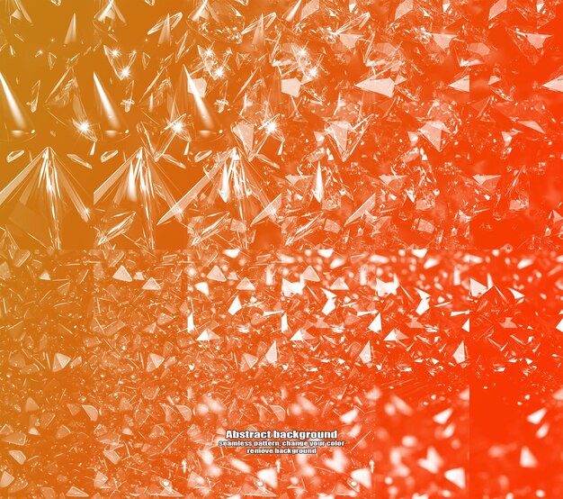 Diamantes brillantes de abstracción perfecta sin fin en el brillo con fondo colorido de textura aislada