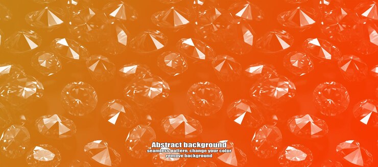 PSD diamantes brillantes de abstracción perfecta sin fin en el brillo con fondo colorido de textura aislada