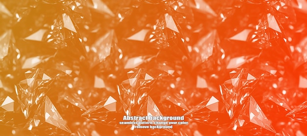 Diamantes brillantes de abstracción perfecta sin fin en el brillo con fondo colorido de textura aislada