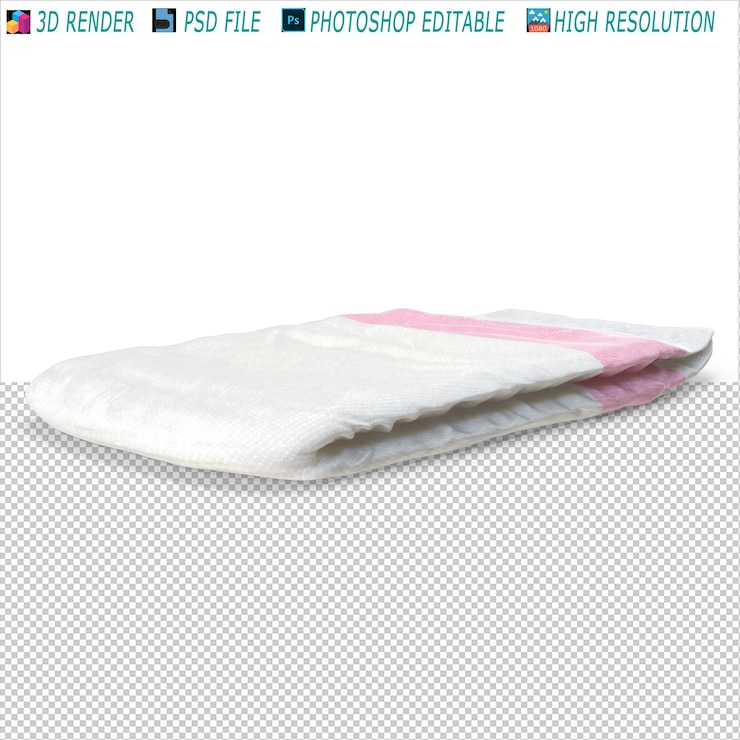PSD diaper 3d psd file