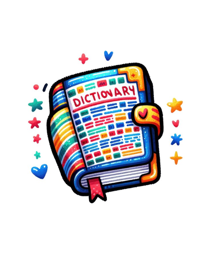 PSD un dibujo animado de un libro con la palabra cita la palabra cita en él