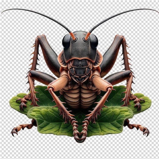 PSD un dibujo de un escorpión con una imagen de un insecto en él