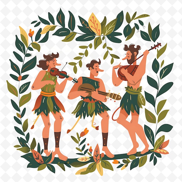 un dibujo de un hombre y una mujer tocando el violín