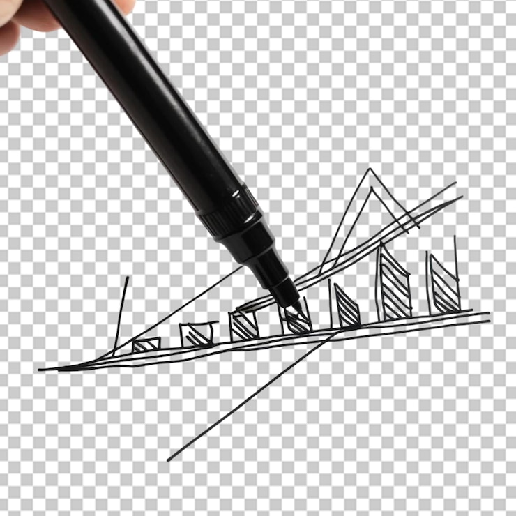 PSD dibujo a mano grafico