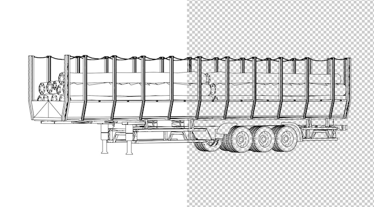 PSD dibujo a mano a máquina y boceto en blanco y negro.