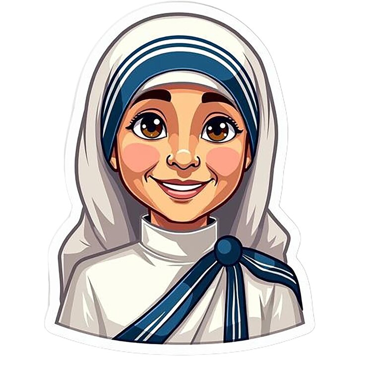 PSD un dibujo de un personaje de dibujos animados con una bufanda azul