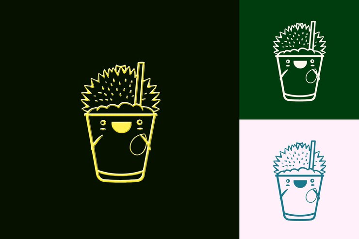 PSD un dibujo de una planta y una imagen de un erizo