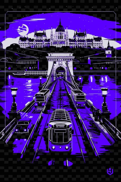 un dibujo de un puente que dice el castillo en él