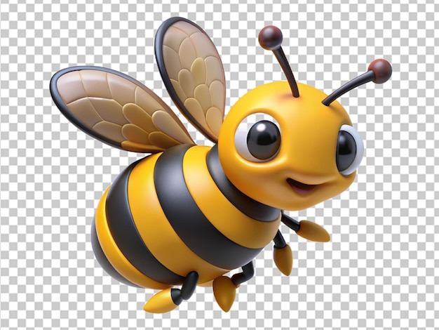 PSD dibujos animados de abejas