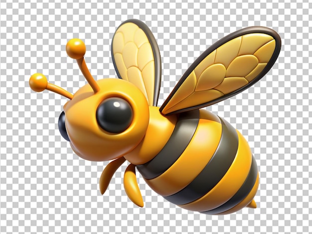 PSD dibujos animados de abejas