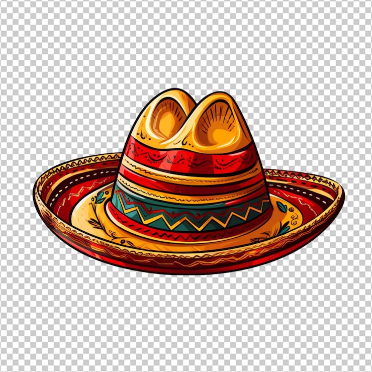 PSD dibujos animados mariachclosup dibujado a mano mhat