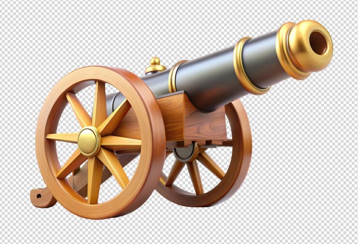 PSD dibujos animados ramadan cañón 3d renderizado png