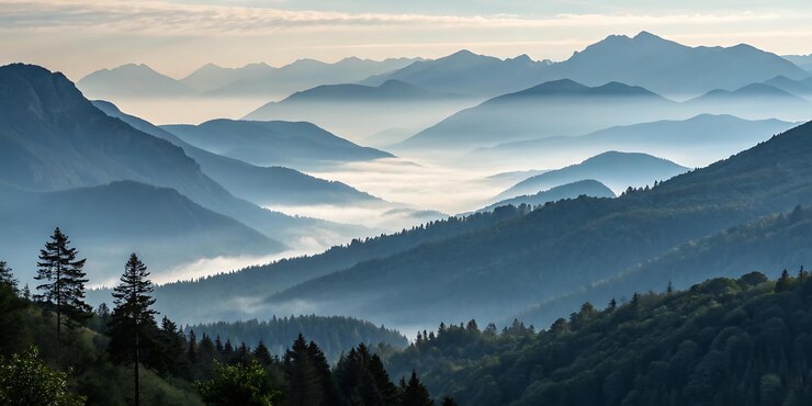 PSD die berge sind der schönste ort der welt.