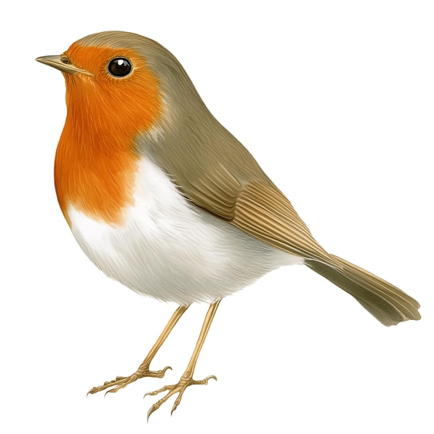 Die europäische Robin-Illustration