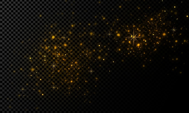 die gelben Sterne auf einem schwarzen Hintergrund