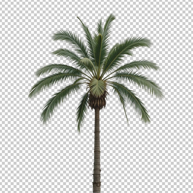 Die majestätische Kokospalme auf einer tropischen Insel