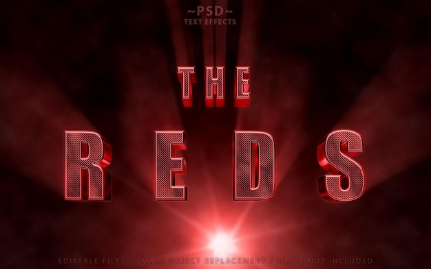 Die reds light rays texteffekte