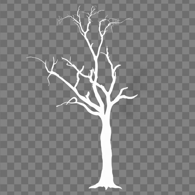 Die Silhouette eines Baumes PNG
