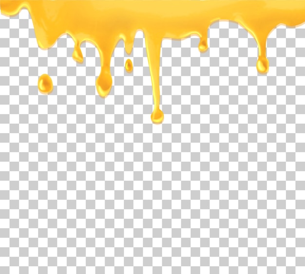 Die Textur des tropfenden Honigs