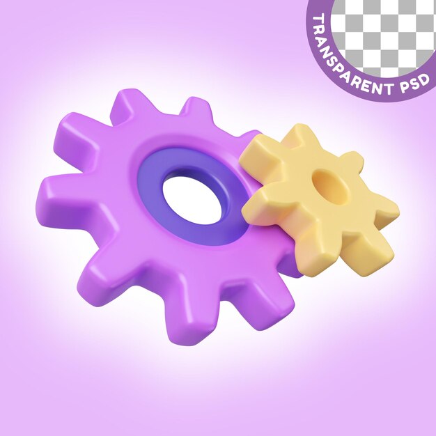 Dienstleistungen 3D-Illustrationssymbol